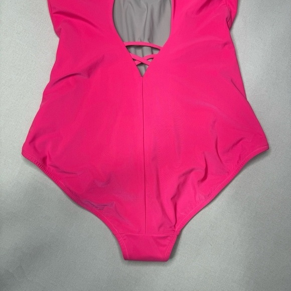 Lululemon Salt Laced One Piece Swimsuit Pink Highlight Size 12 Nwt - Picture 7 of 11